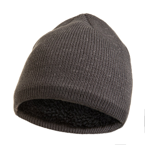 Czapka męska przejściowa dopasowana prążkowana beanie