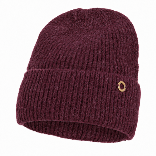 Czapka damska zimowa z wełną alpaki ciepła beanie