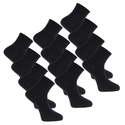 Skarpetki 3/4 czarne 12 par socks
