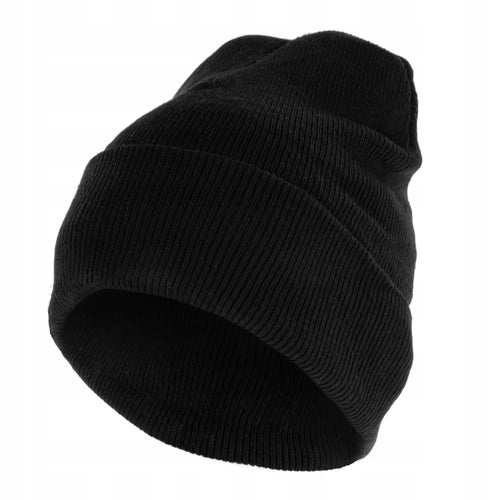 Czapka męska klasyczna beanie czarna