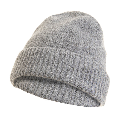 Czapka damska zimowa beanie z domieszką wełny