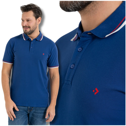 Elegancka koszulka polo krótki rękaw bluzka polówka t-shirt