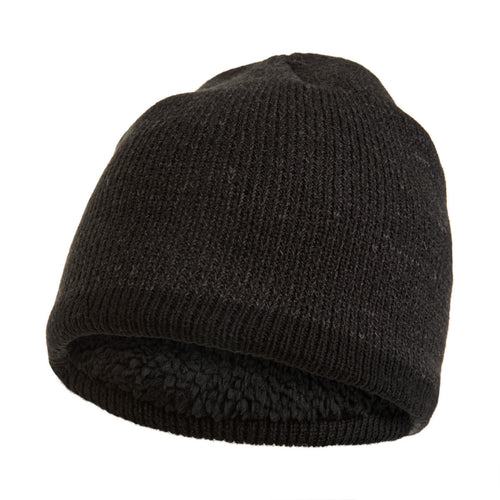 Czapka męska przejściowa dopasowana prążkowana beanie
