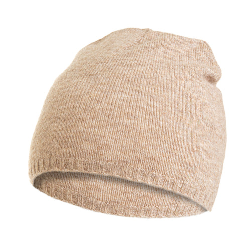 Czapka damska zimowa z wełną melanżowa beanie