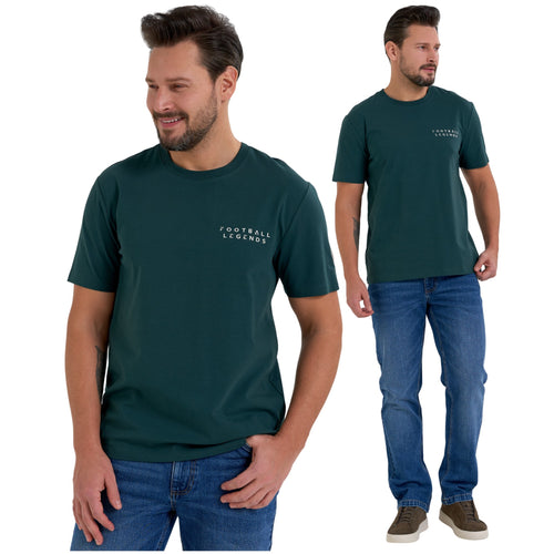 T-shirt męski – football legends – bawełna – casual premium
