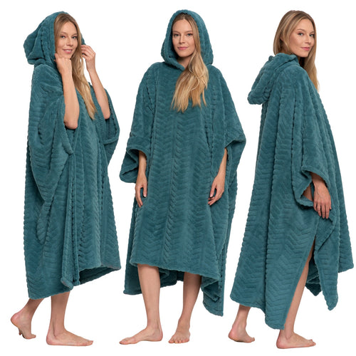Kocobluza ciepła duża bluza z kapturem koc na zimę oversize