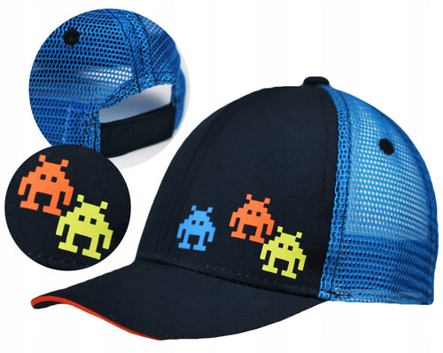 Czapka z daszkiem dziecięca przewiewna siatka
