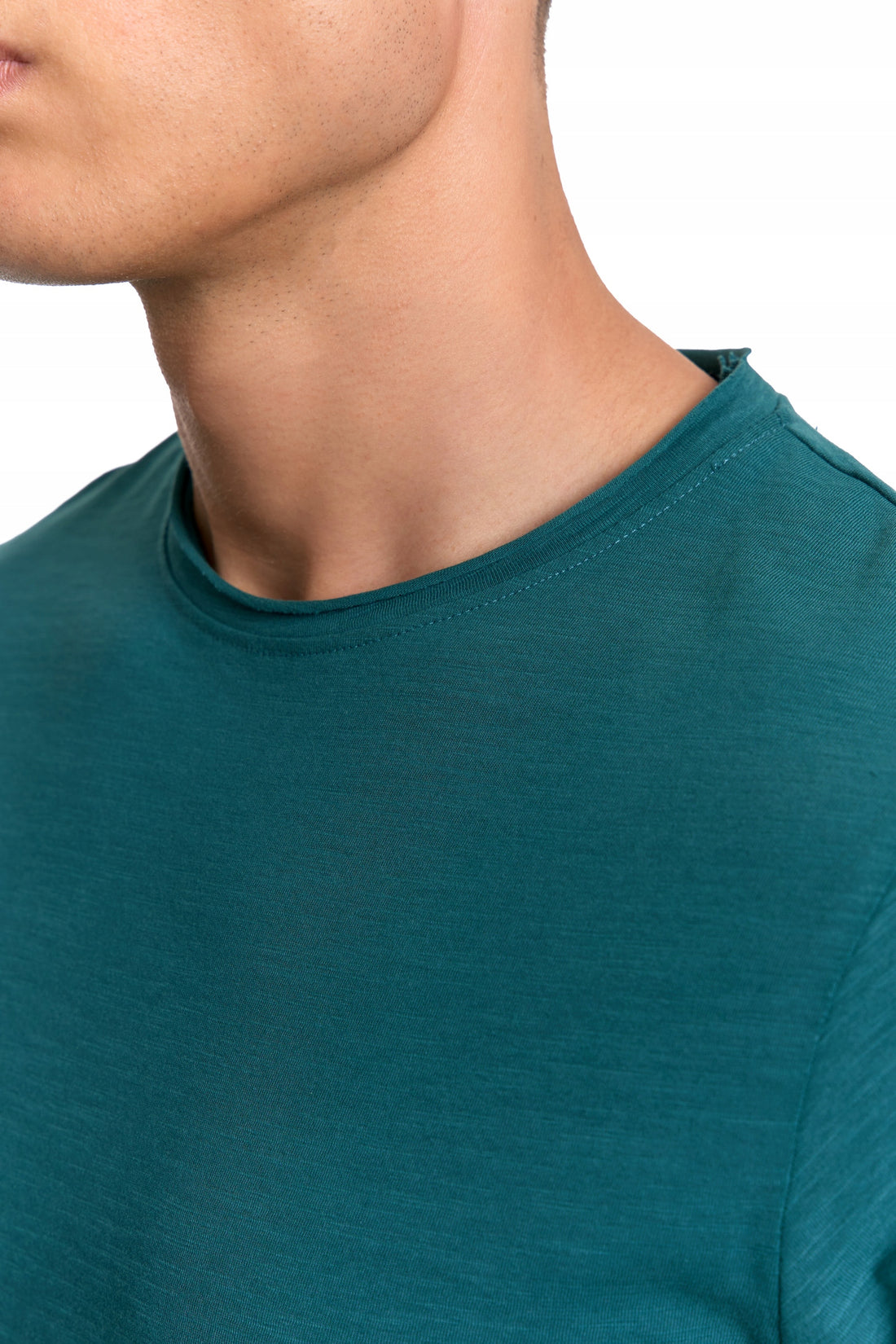 T-shirt męski z krótkim rękawem gładka koszulka bawełniana bluzka