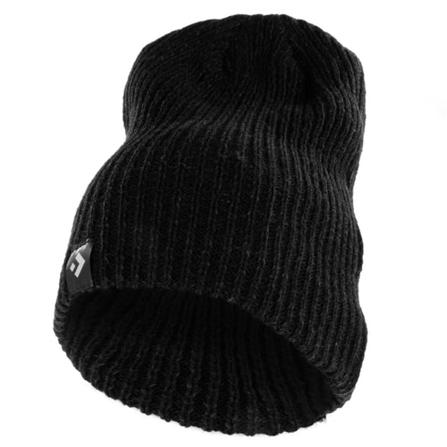 Czapka zimowa męska beanie z naszywką