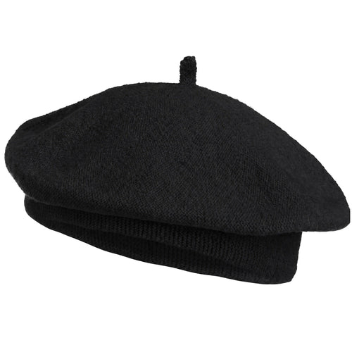 Beret damski klasyczny ciepły z dodatkiem wełny