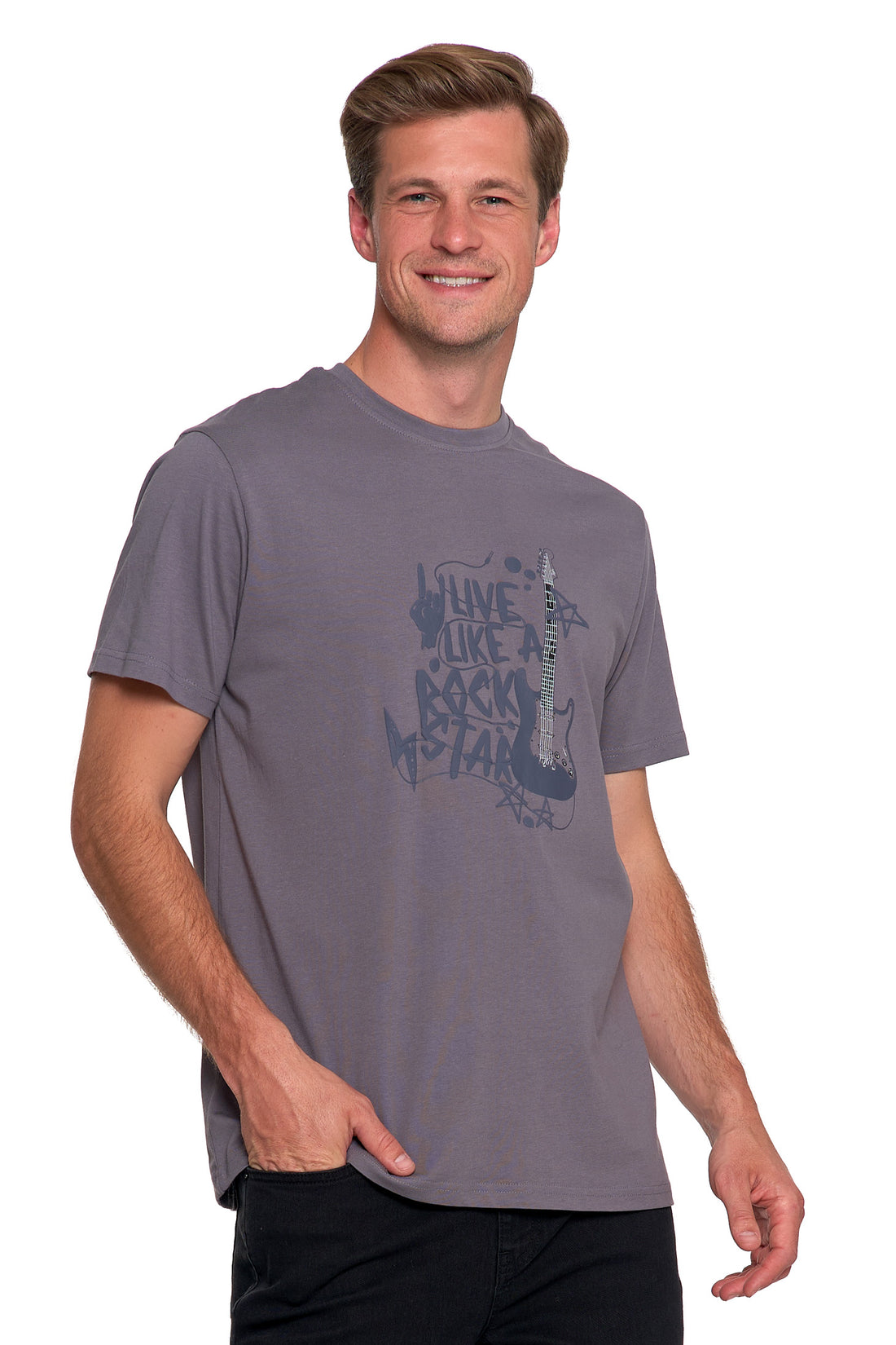 T-shirt męski koszulka z krótkim rękawem modna bluzka stylowa