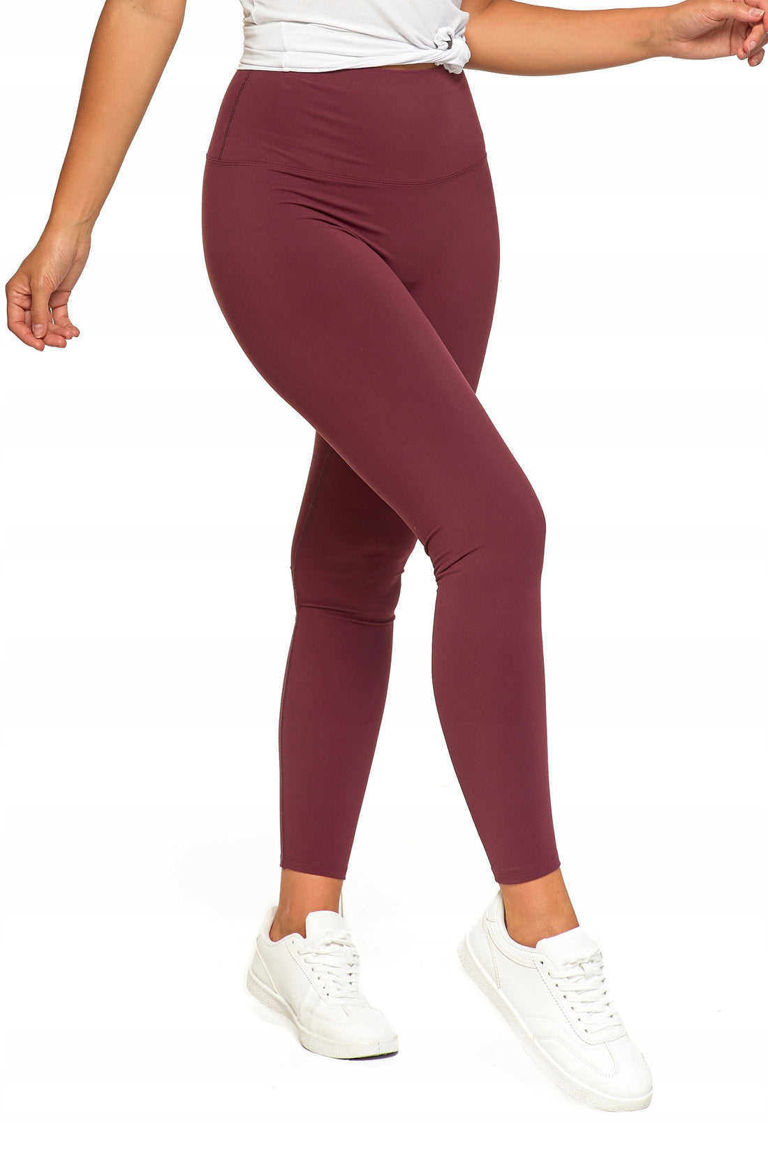 Legginsy damskie wysoki stan kryjące sportowe fitness na siłownie