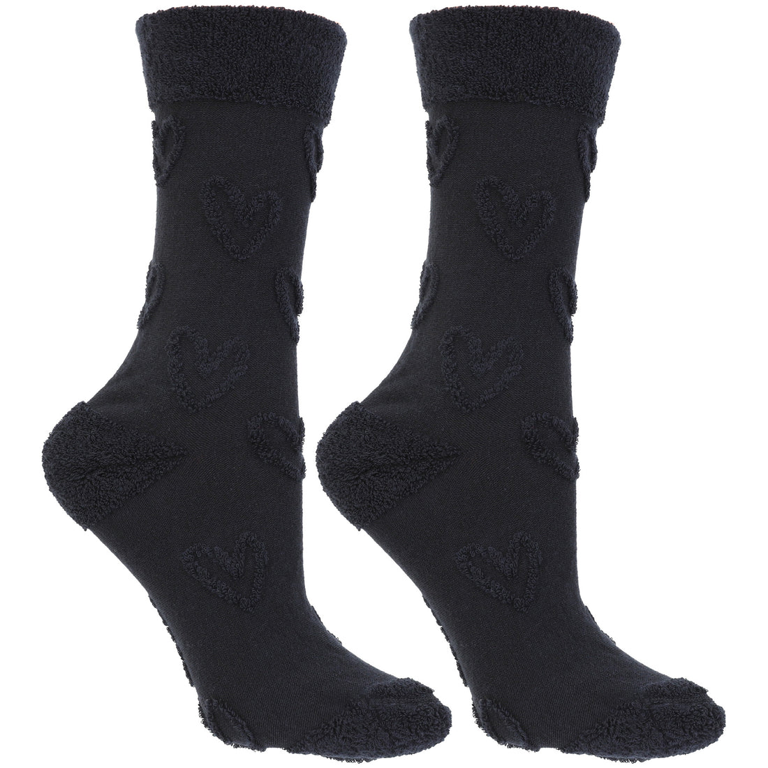 Skarpetki damskie frotte w serduszka 5-pak
