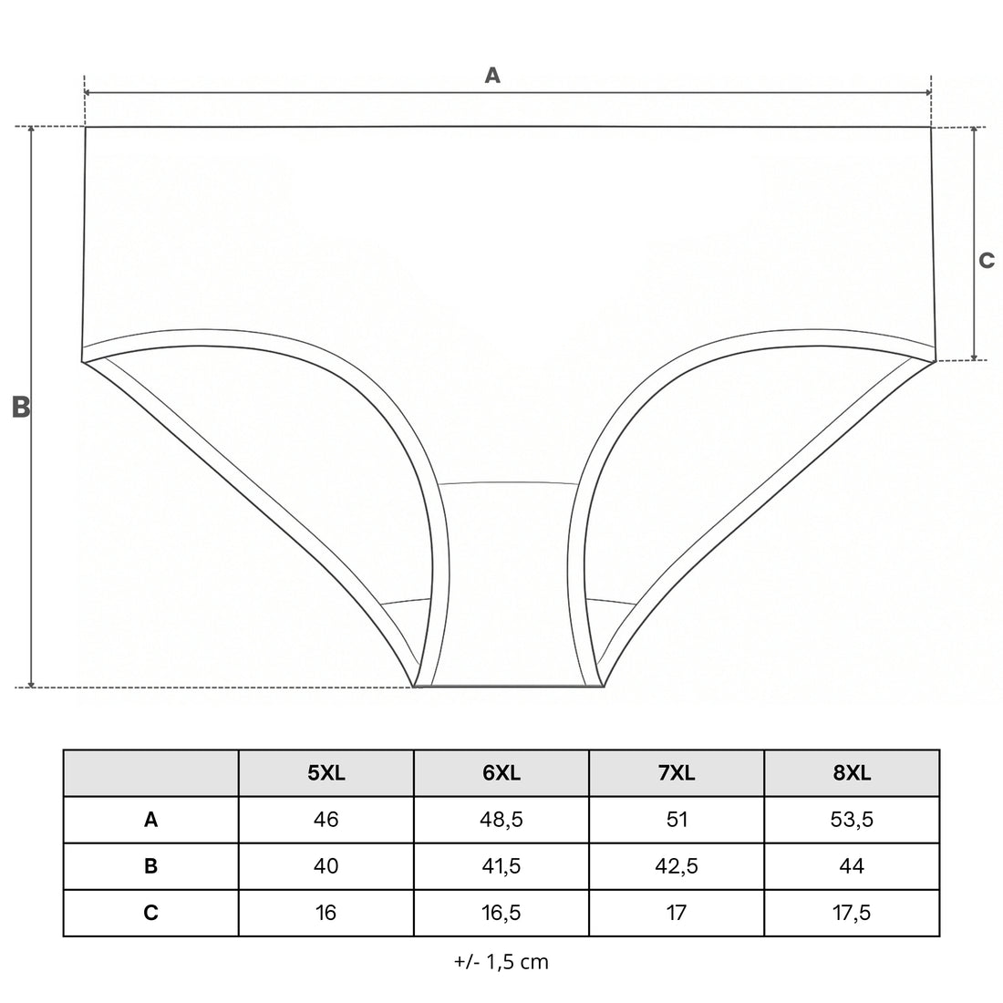 Figi damskie maxi bikini bawełniane z wysokim stanem
