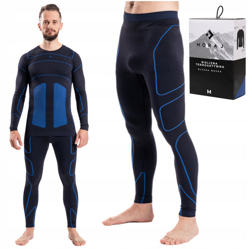 Legginsy termoaktywne dopasowane spodnie bezszwowe getry thermo