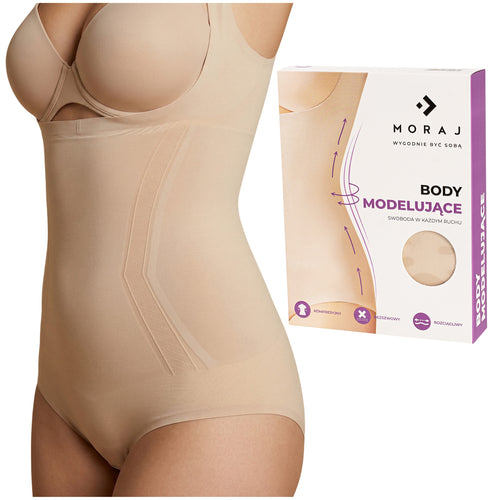Body modelujące z panelem brzusznym – perfekcyjne wygładzenie i komfort