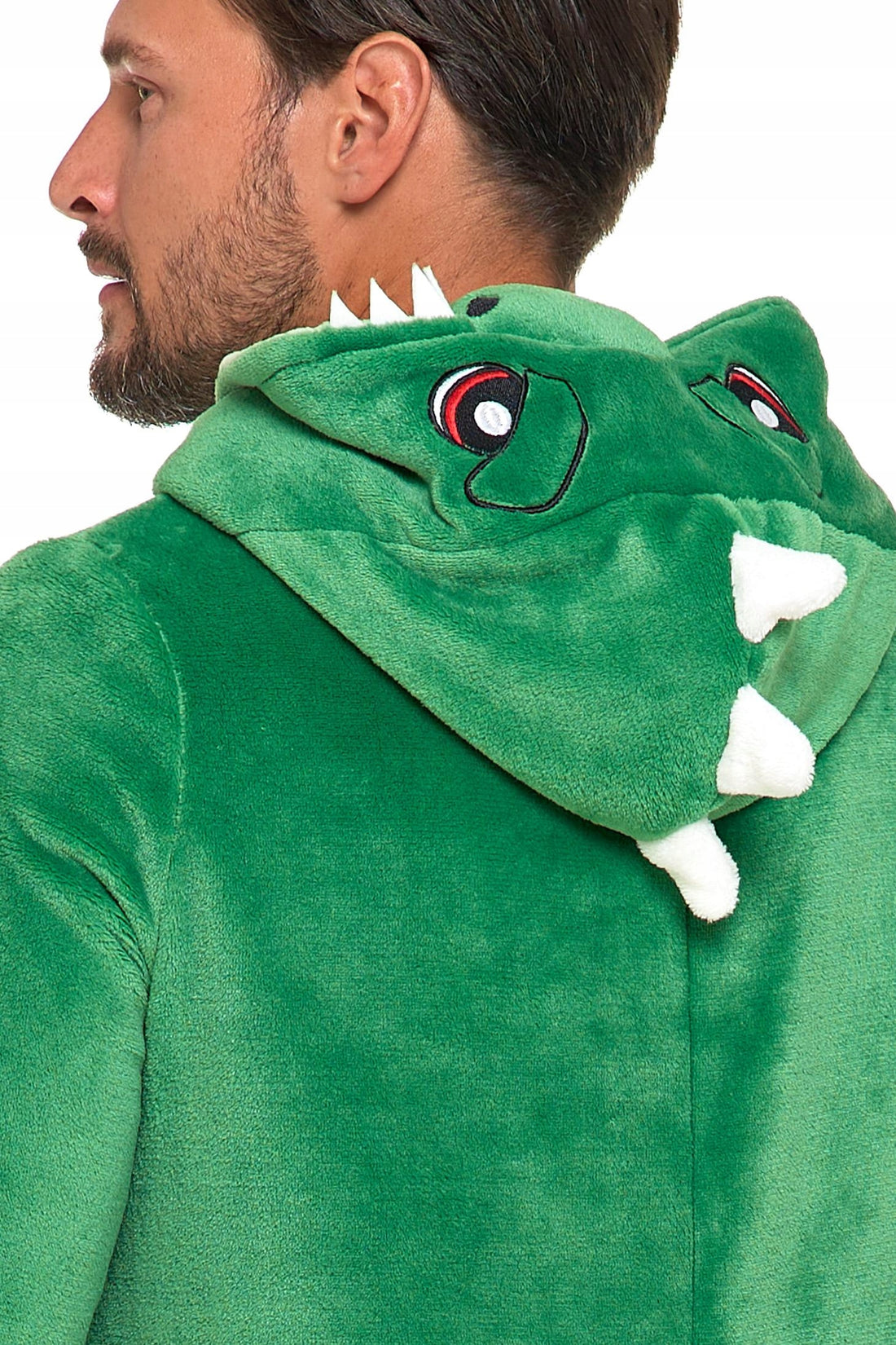 Onesie dinozaur jednoczęściowa piżama z kapturem unisex kostium