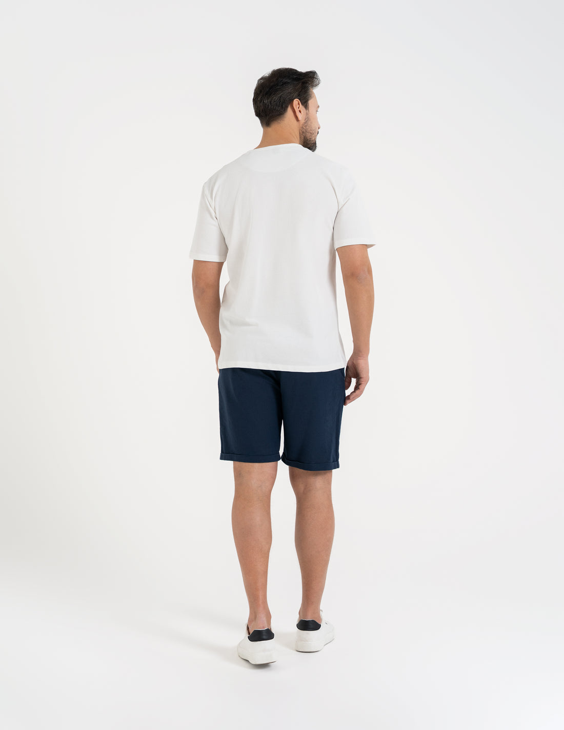 T-shirt męski klasyczna koszulka z krótkim rękawem gładka wygodna