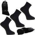 Skarpetki 3/4 czarne 3 pary socks