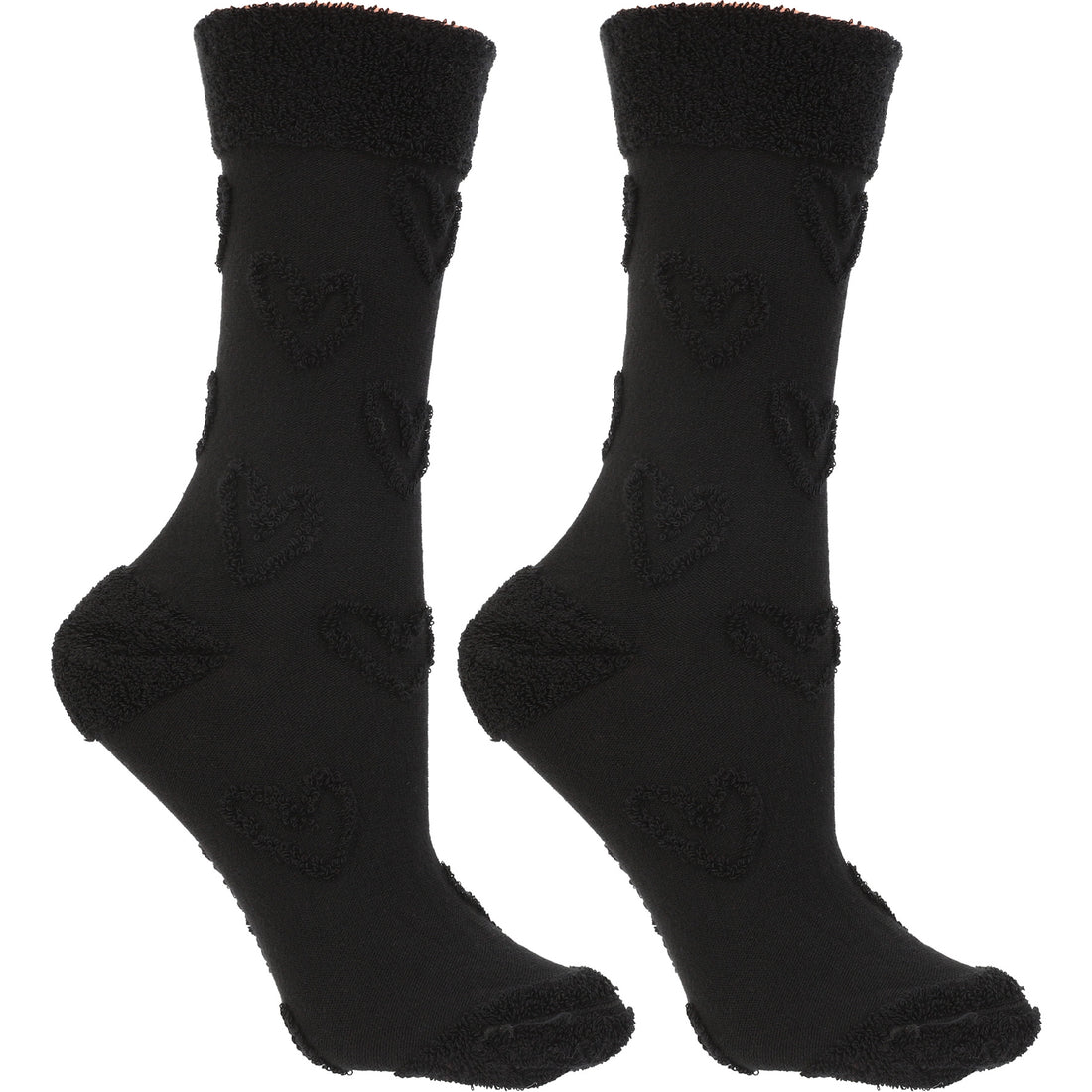 Skarpetki damskie frotte w serduszka 5-pak