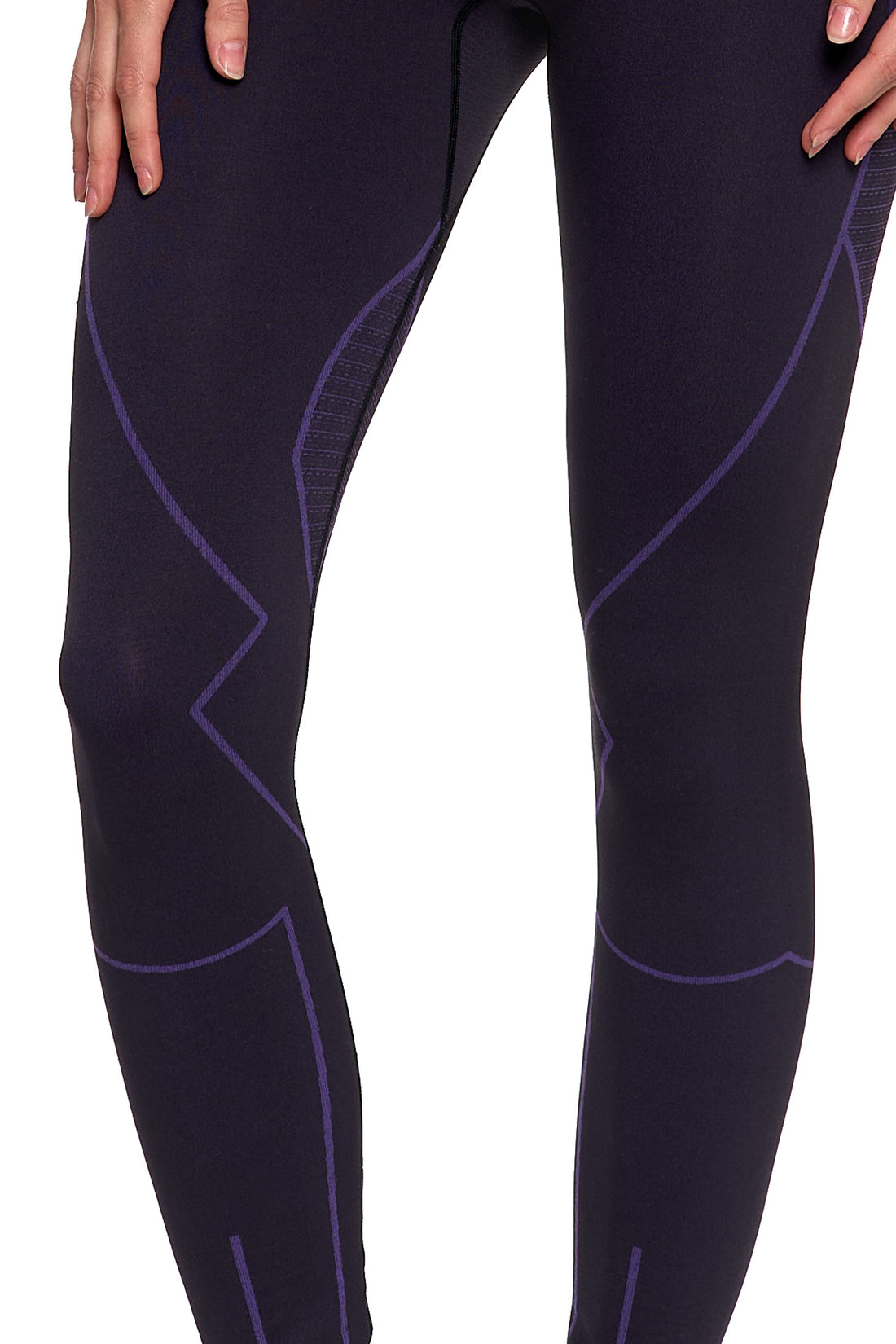 Legginsy termoaktywne damskie cienkie getry zimowe spodnie thermo