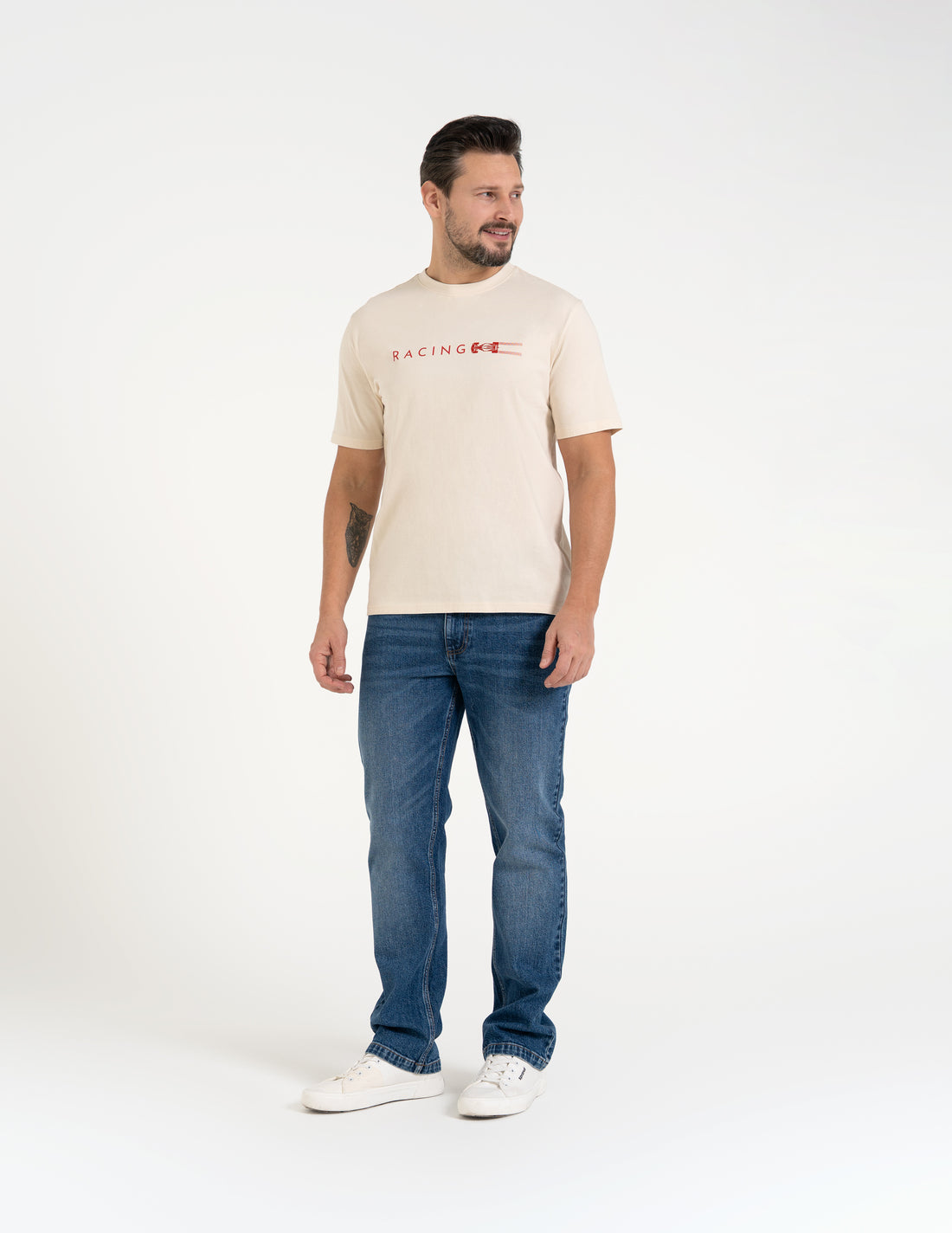 T-shirt męski z nadrukiem koszulka krótki rękaw bluzka klasyczna