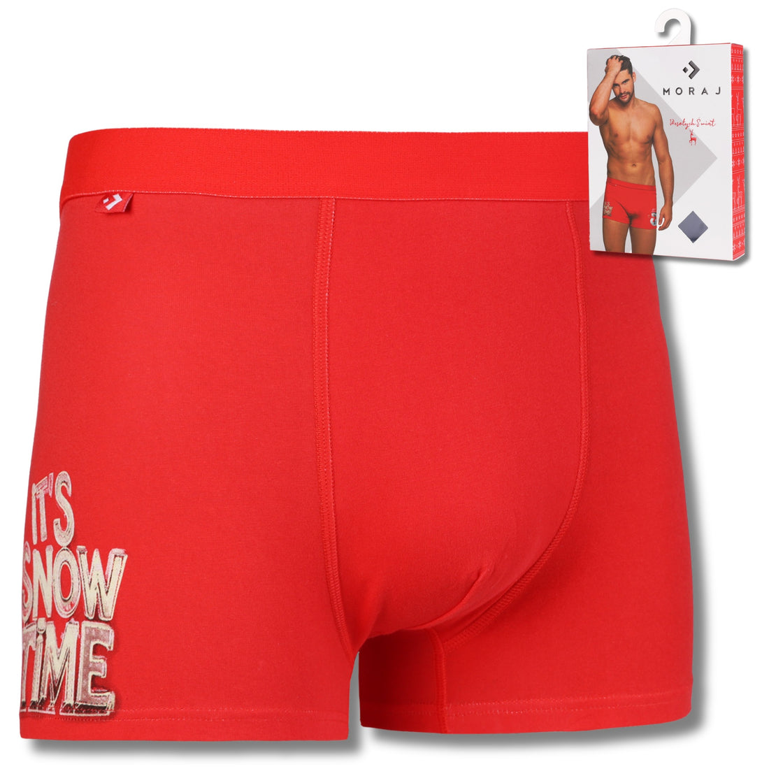 Świąteczne bokserki męskie majtki prezent na święta mikołajki