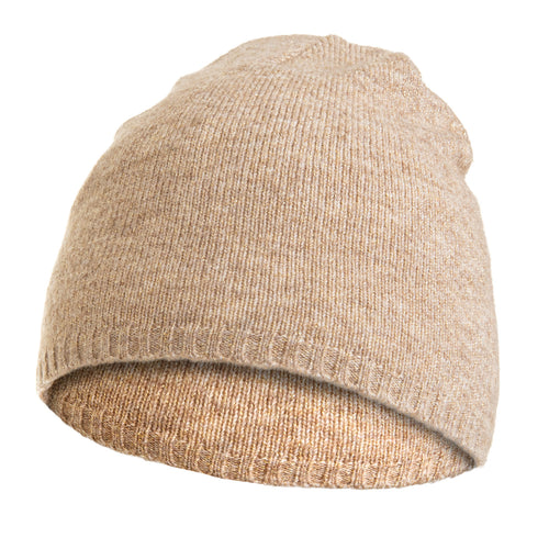 Czapka damska zimowa z wełną melanżowa beanie