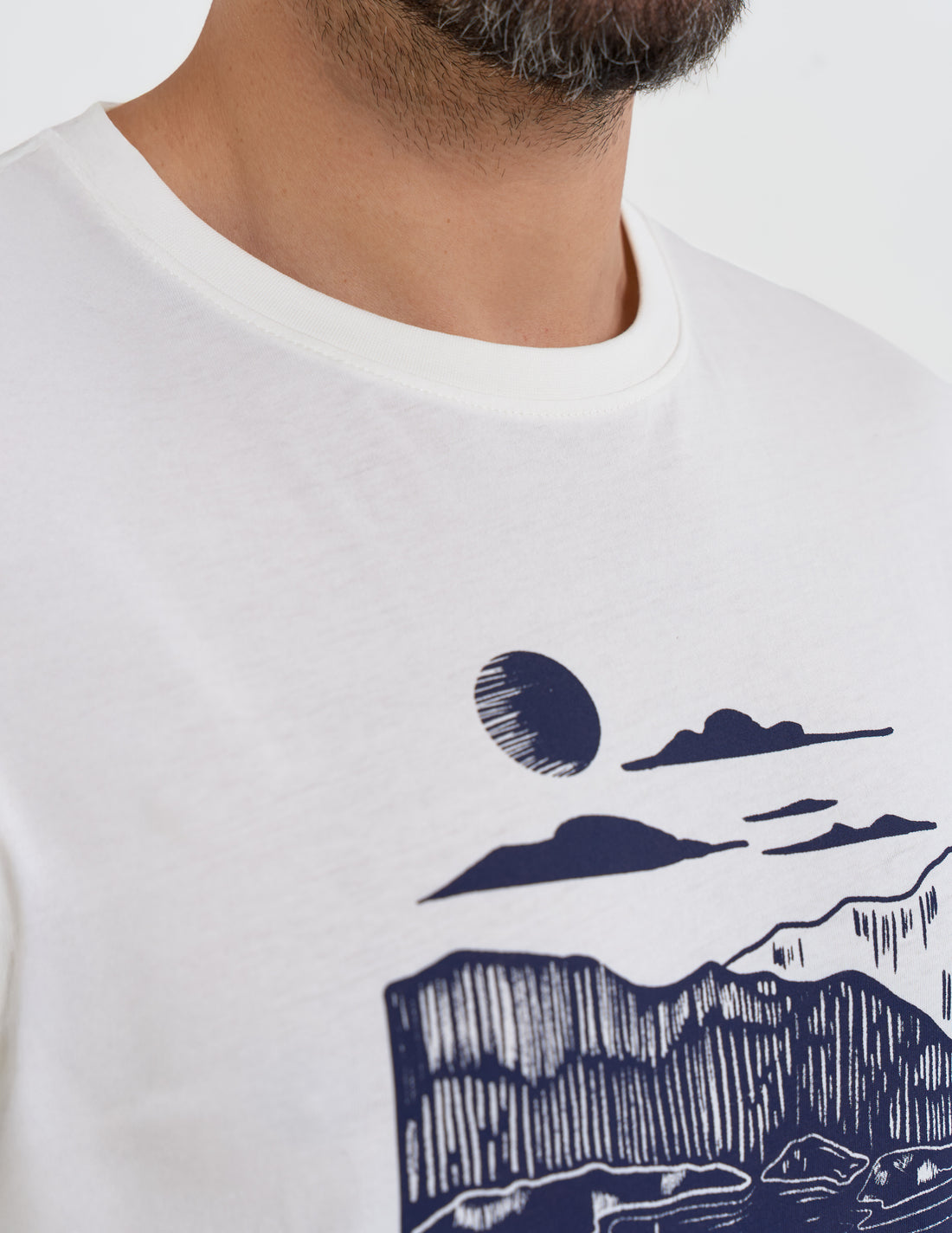 T-shirt męski z nadrukiem koszulka z krótkim rękawem klasyczna
