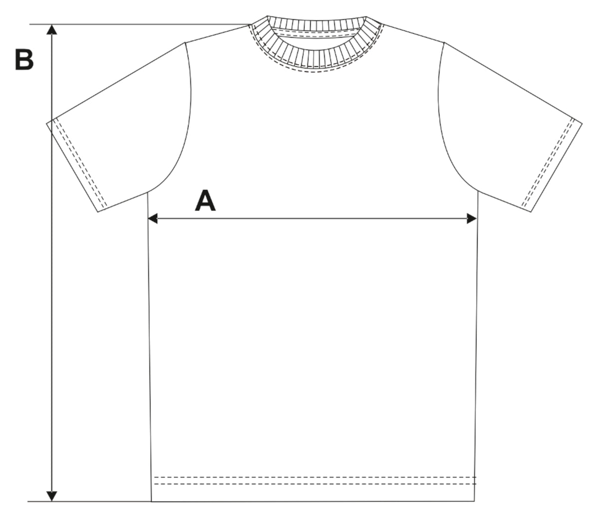 Tabela rozmiarów — T-shirt męski klasyczny zestaw gładka koszulka krótki rękaw 3-pak