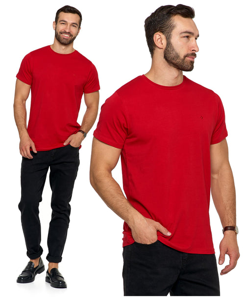 T-shirt męski koszulka krótki rękaw premium bawełna czesana
