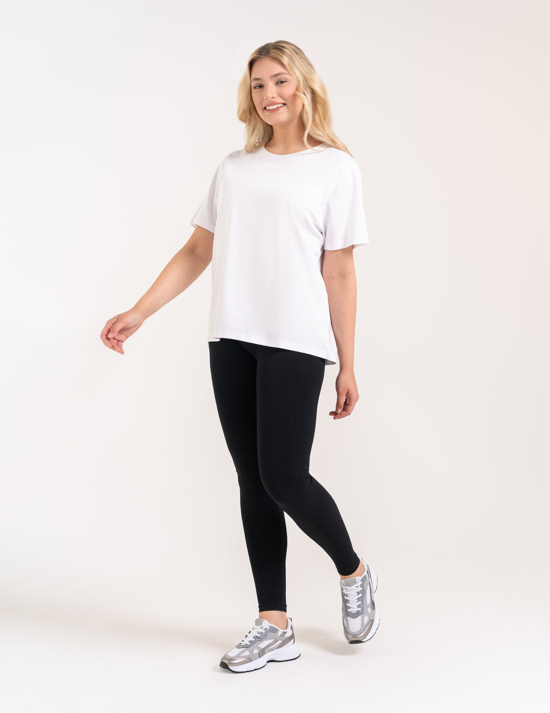 Damskie legginsy sportowe z wysokim stanem i efektem push-up