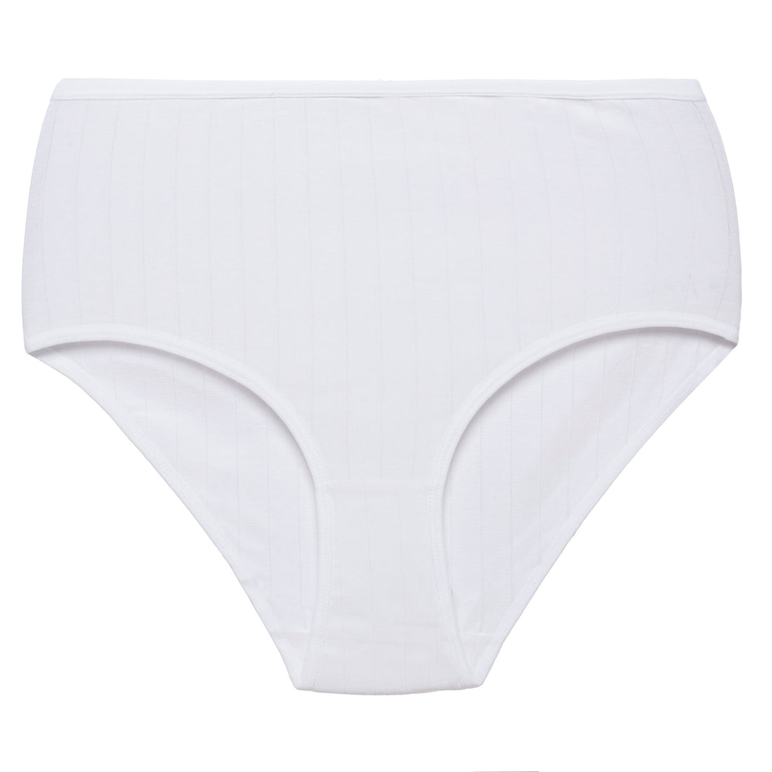 Figi damskie maxi bikini z wysokim stanem prążkowane 4-pak