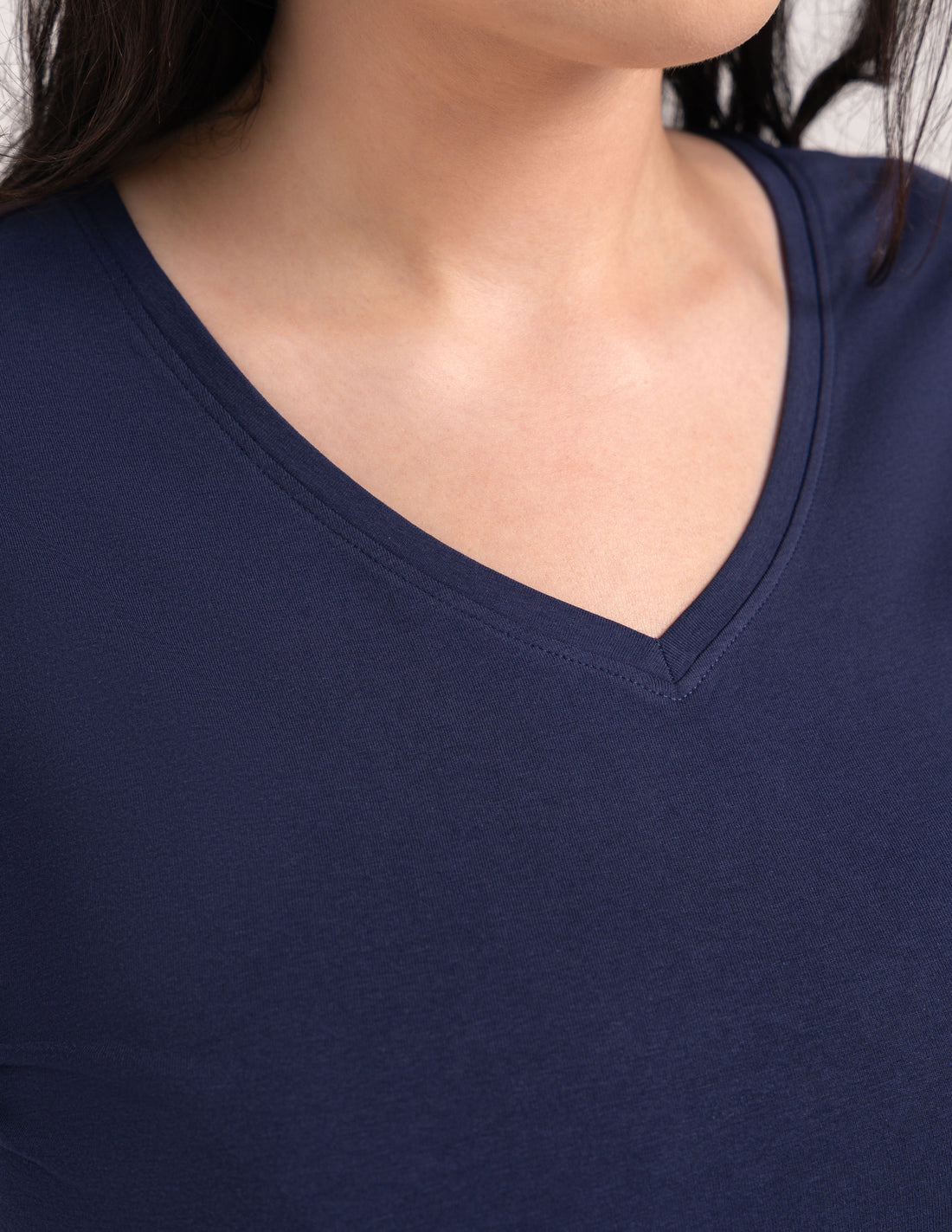 Bluzka damska longsleeve bawełna slim basic dopasowana