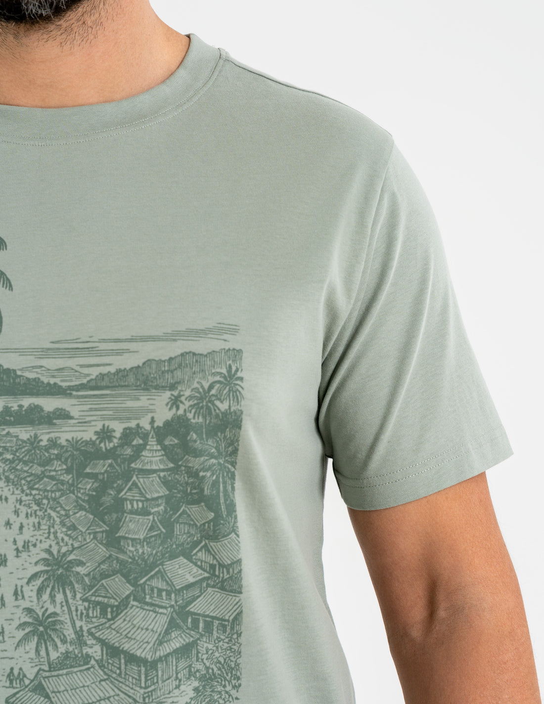T-shirt męski z nadrukiem koszulka z krótkim rękawem klasyczna