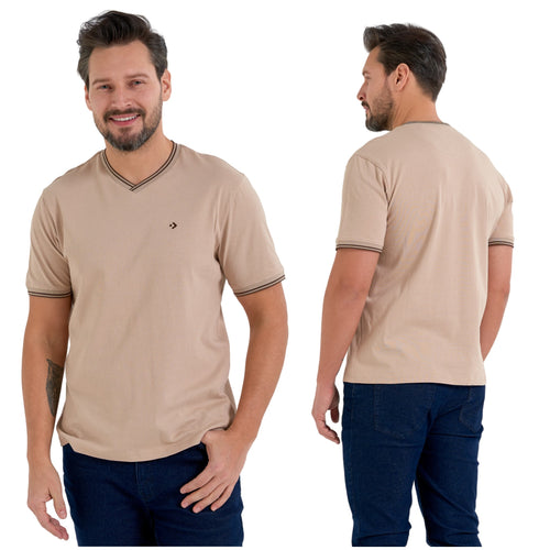 T-shirt męski koszulka z krótkim rękawem elegancka koszulka