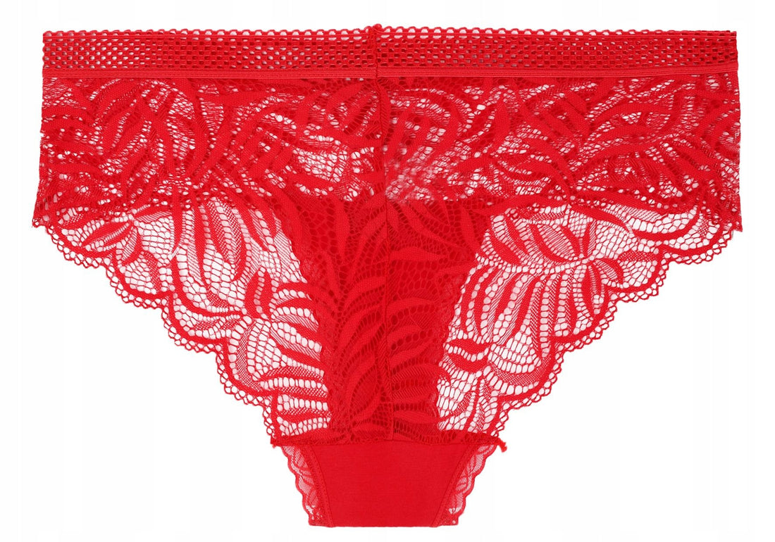 Figi damskie koronkowe eleganckie wygodne majtki subtelne 2-szt.