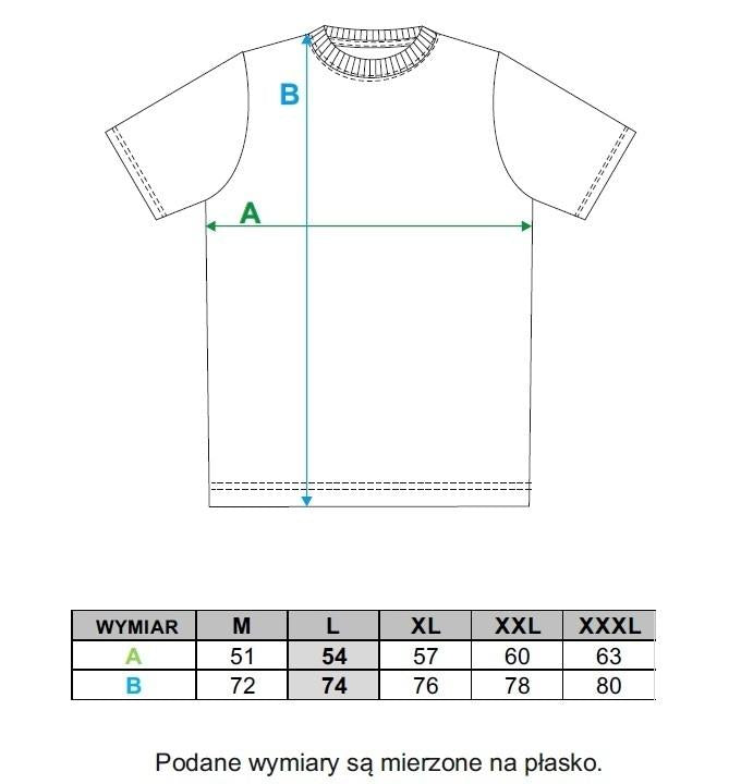 Tabela rozmiarów — T-shirt koszulka walentynki prezent