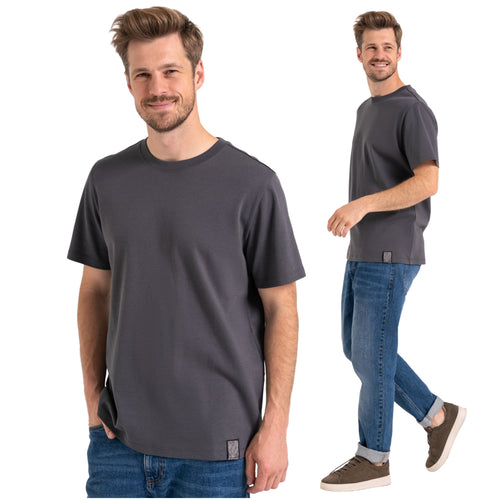 T-shirt męski klasyczny 100% bawełna bluzka z krótkim rękawem