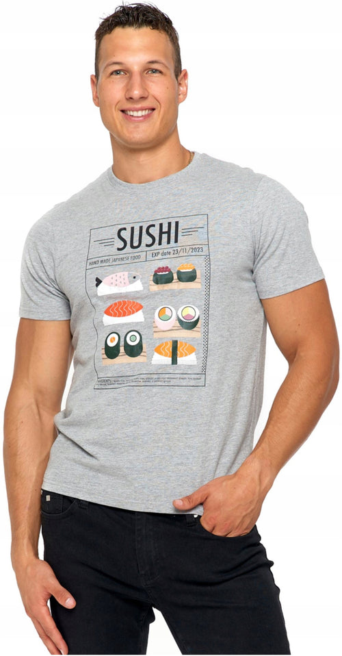 T-shirt męski koszulka męska z nadrukiem