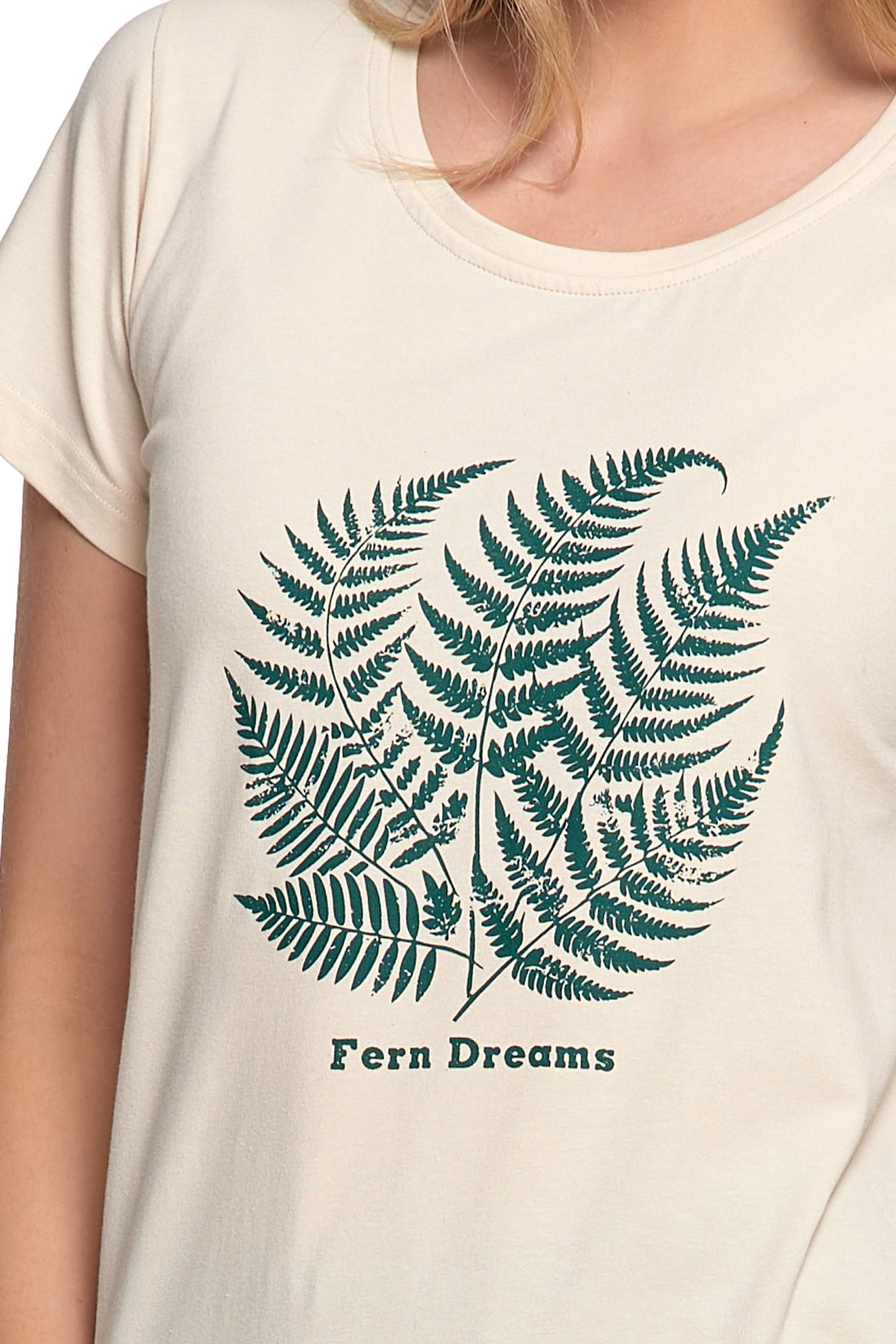 Piżama damska dwuczęściowa t-shirt krótki rękaw 3/4 spodnie