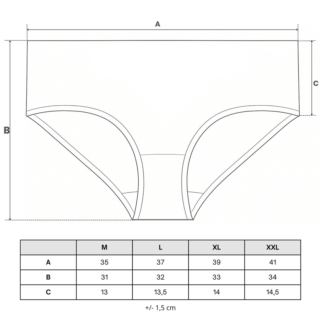 Figi damskie maxi bikini z wysokim stanem prążkowane 4-pak