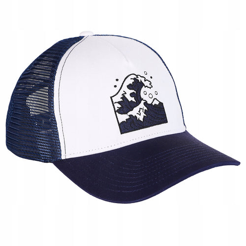 Czapka z daszkiem typu trucker sportowa z siateczką unisex z haftem