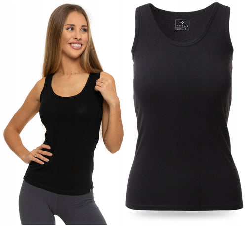 Koszulka tank top damski bawełniana podkoszulka na ramiączkach