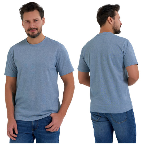 T-shirt męski klasyczny melanżowe wykończenie modna koszulka