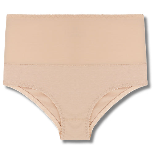 Figi damskie ściągające majtki maxi bikini gładkie 1-szt.