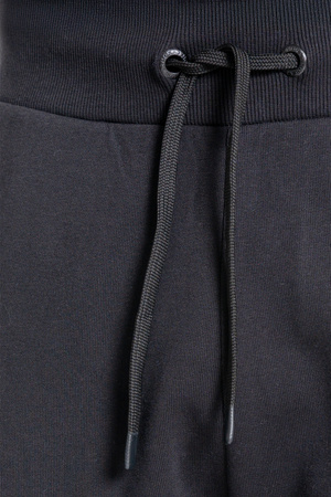 CIEPŁE SPODNIE DRESOWE MĘSKIE JOGGERY ZE ŚCIĄGACZAMI OCIEPLANE MORAJ