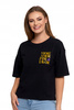 Luźny T-SHIRT DAMSKI Koszulka Bawełniana Bluzka z Krótkim Rękawem MORAJ 