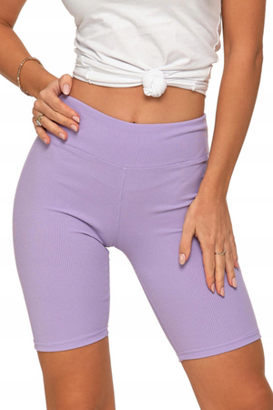 Legginsy Kolarki Prążkowane Krótkie Getry Bikery Damskie Kryjące MORAJ 