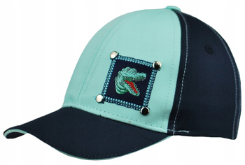 Bejsbolówka CZAPKA Z DASZKIEM dziecięca Krokodyl